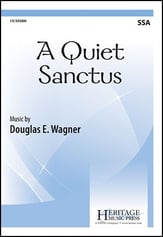 A Quiet Sanctus SSA choral sheet music cover